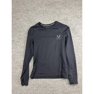 Forloh Shirt Mens Large Black Long Sleeve Hunting Base Layer Performance Top USA